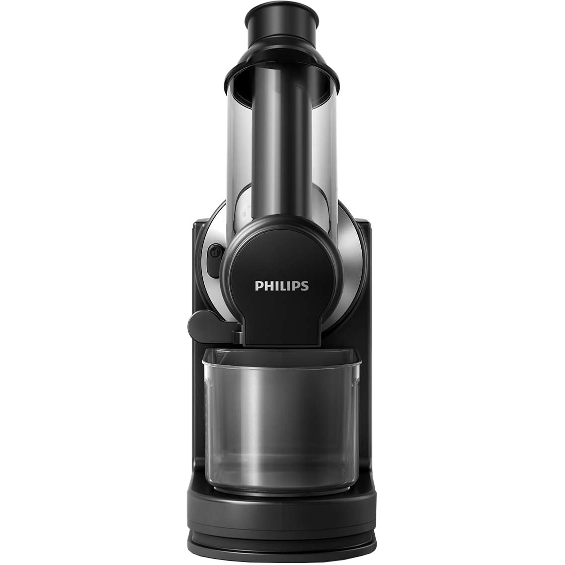 PHILIPS Viva Collection HR1889/70 Cold Press Fruit and Vegetable Juicer, 150W, 70mm XL Feeding Tube, 1L Juice Container, 0.75L Pulp Container, QuickClean Technology, Black