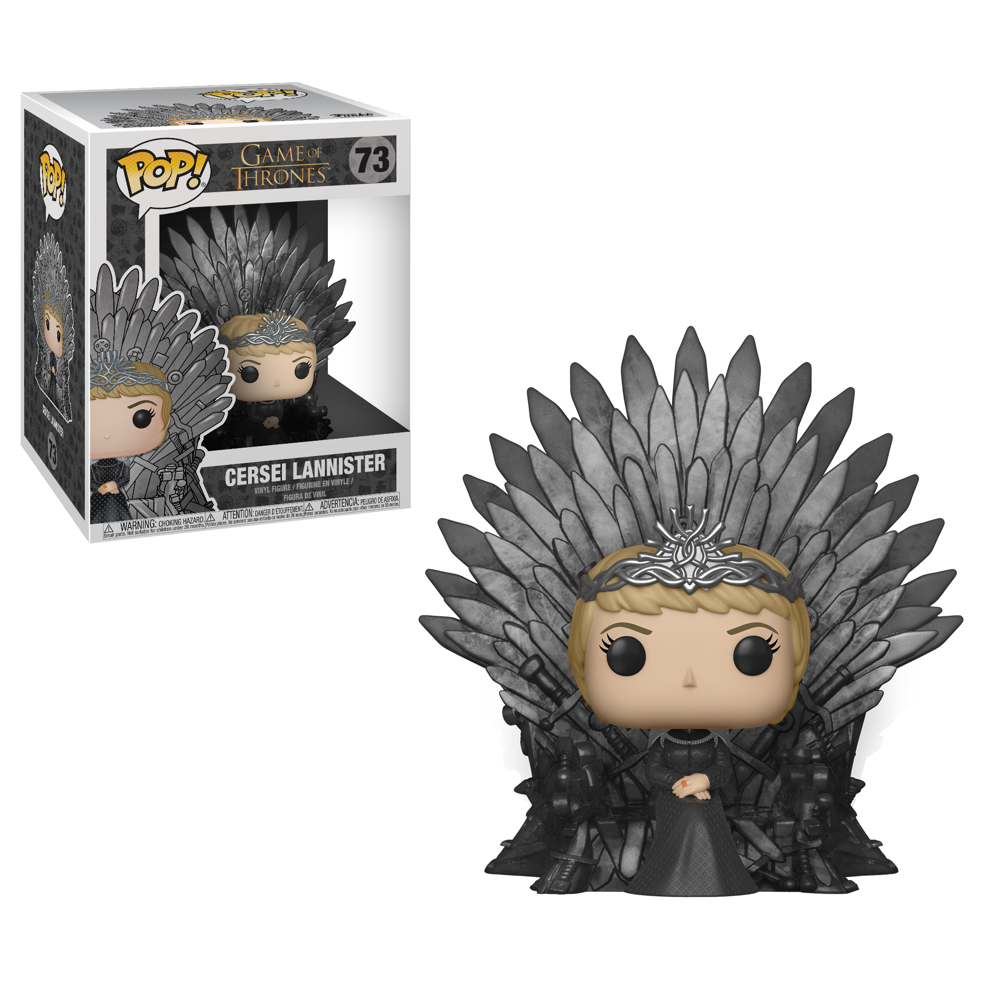 Figurina Funko POP! Deluxe Game of Thrones - Cersei Lannister Sitting on Iron Throne 73