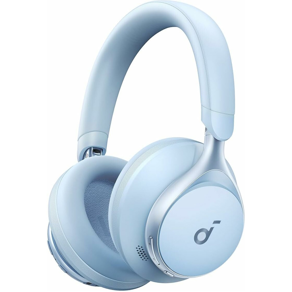 Wireless Over-Ear Headphones Anker Soundcore Space One, Adaptive Active Noise Cancelling, LDAC Hi-Res, Bluetooth 5.3 Light Blue