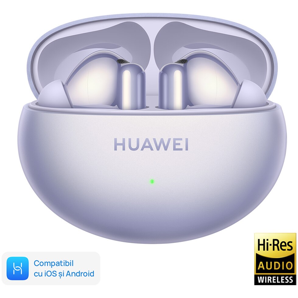 In-Ear Headphones Huawei FreeBuds 6i, True Wireless, Hybrid ANC, Bluetooth, Purple