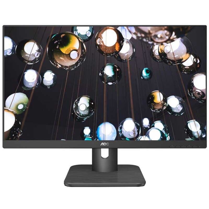 Monitor LED IPS AOC 23.8", Full HD, Display Port, Negru, 24E1Q