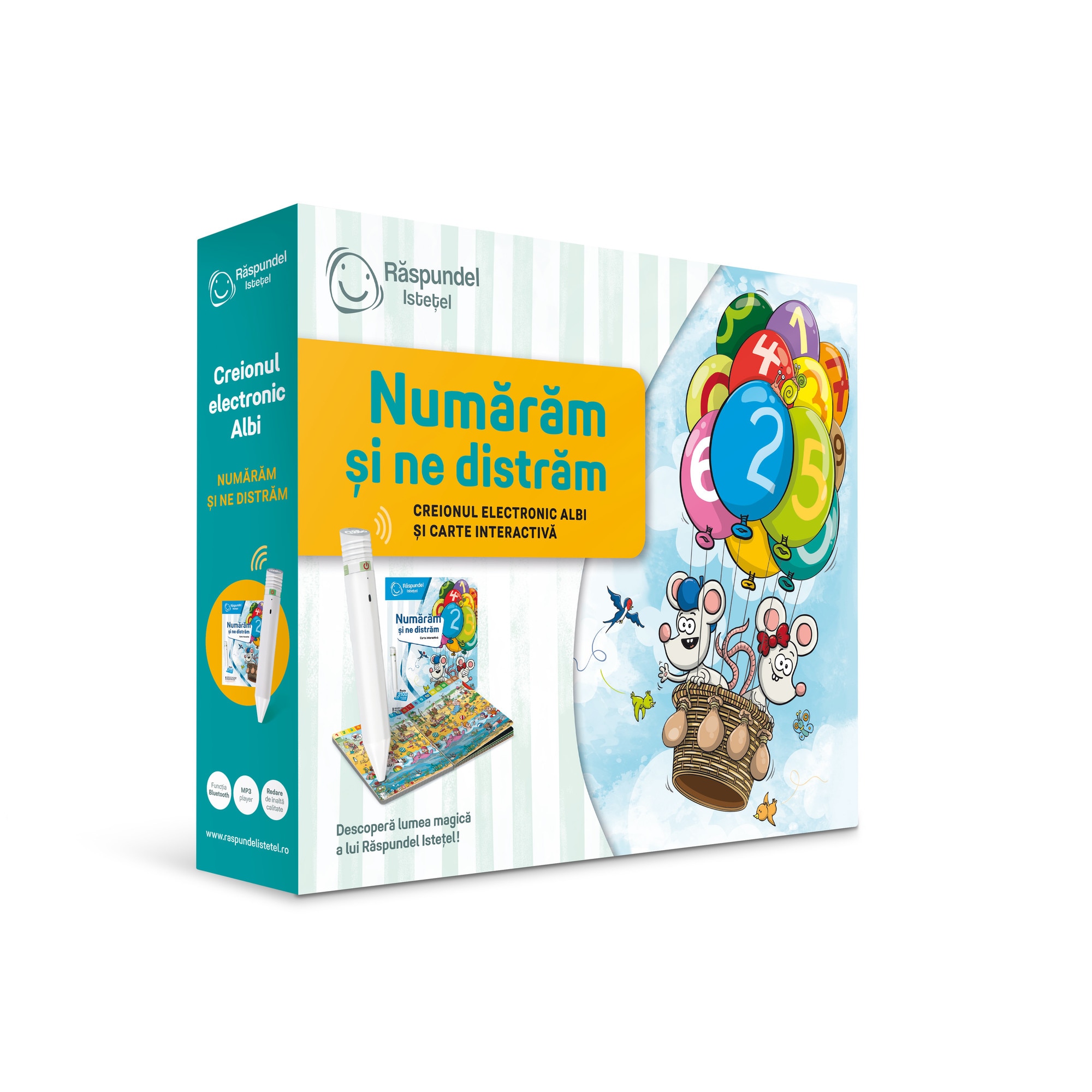 Set Raspundel Istetel - Carte si creion, Numaram si ne distram