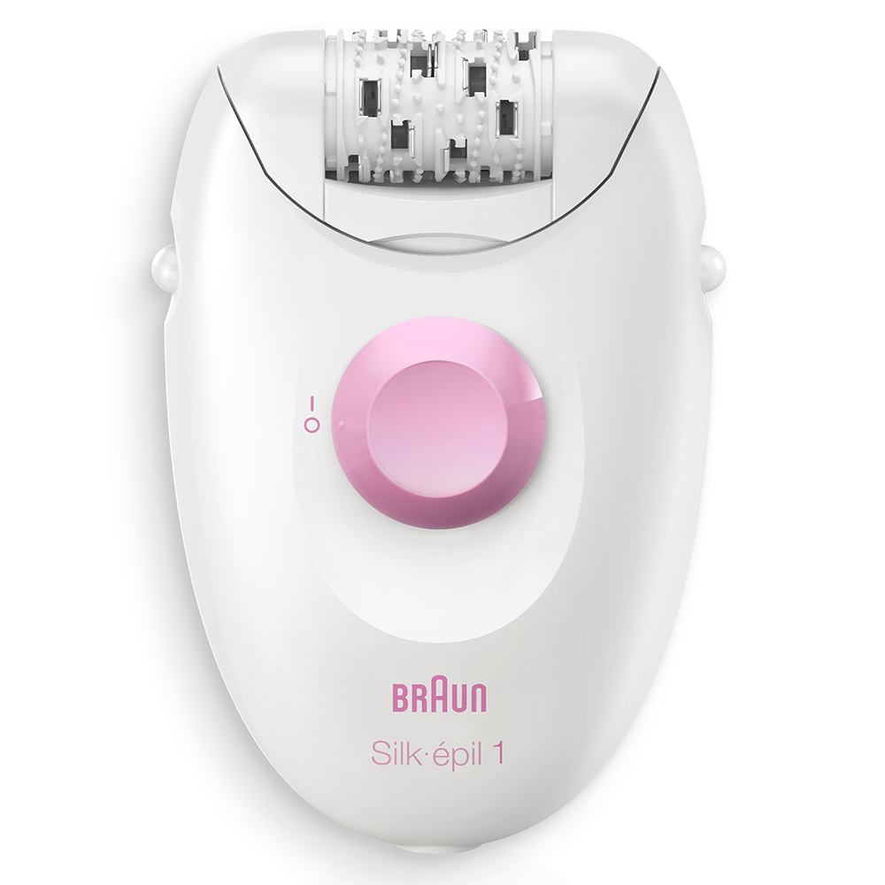 Braun Silk-épil 1 1-000 epilator, Soft Lift, 20 tweezers, 1 speed, White