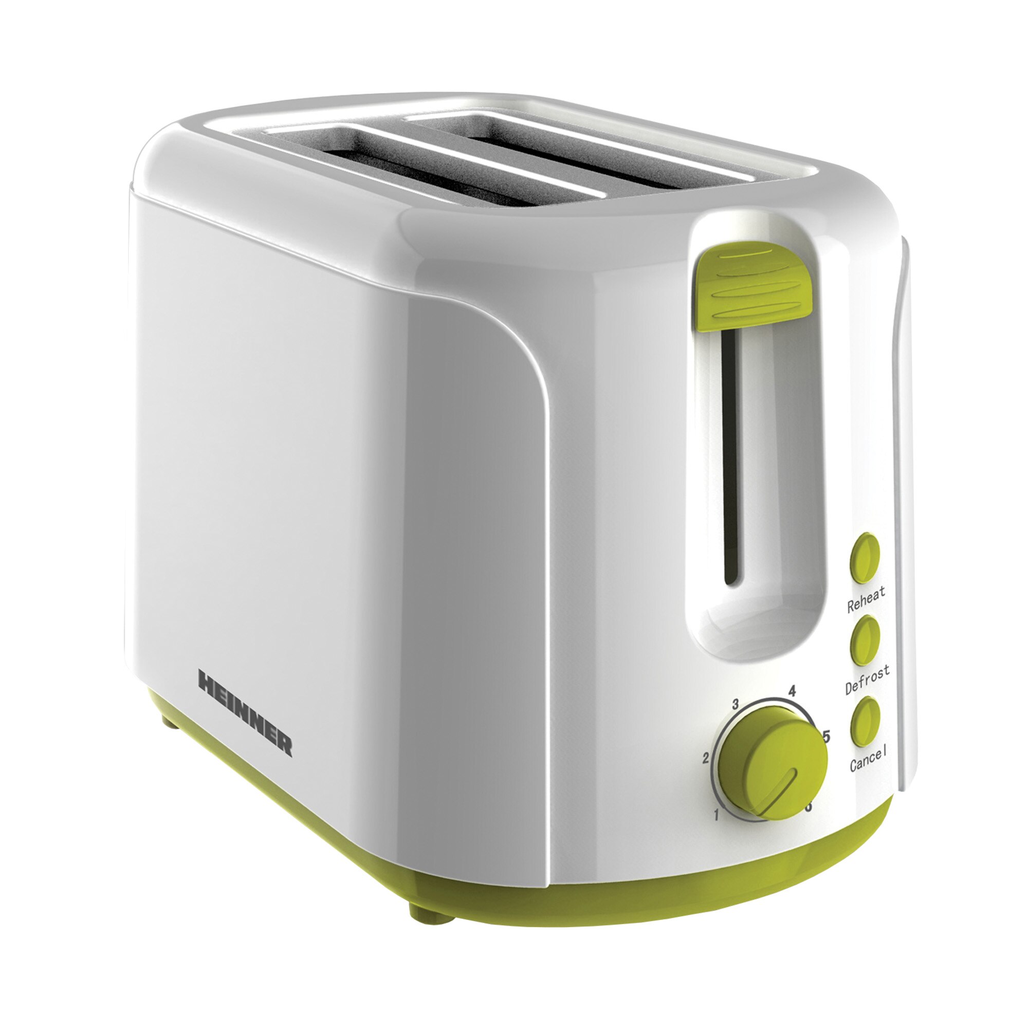 Heinner Charm Toaster, 750W, 6 settings, White/Green