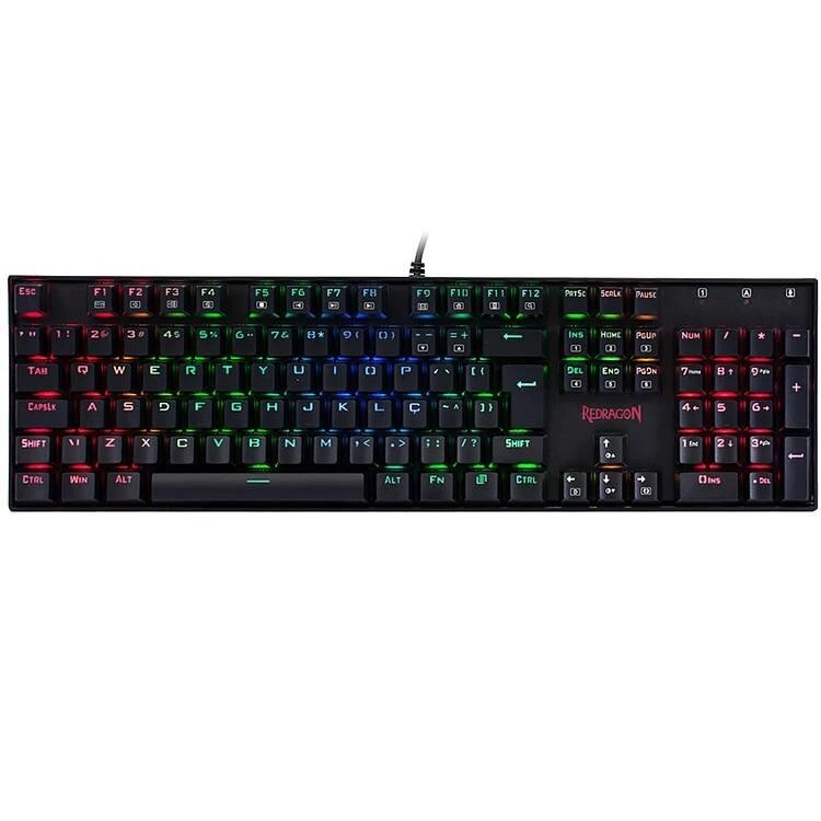 Redragon Mitra mechanical gaming keyboard, RGB lighting, red switch