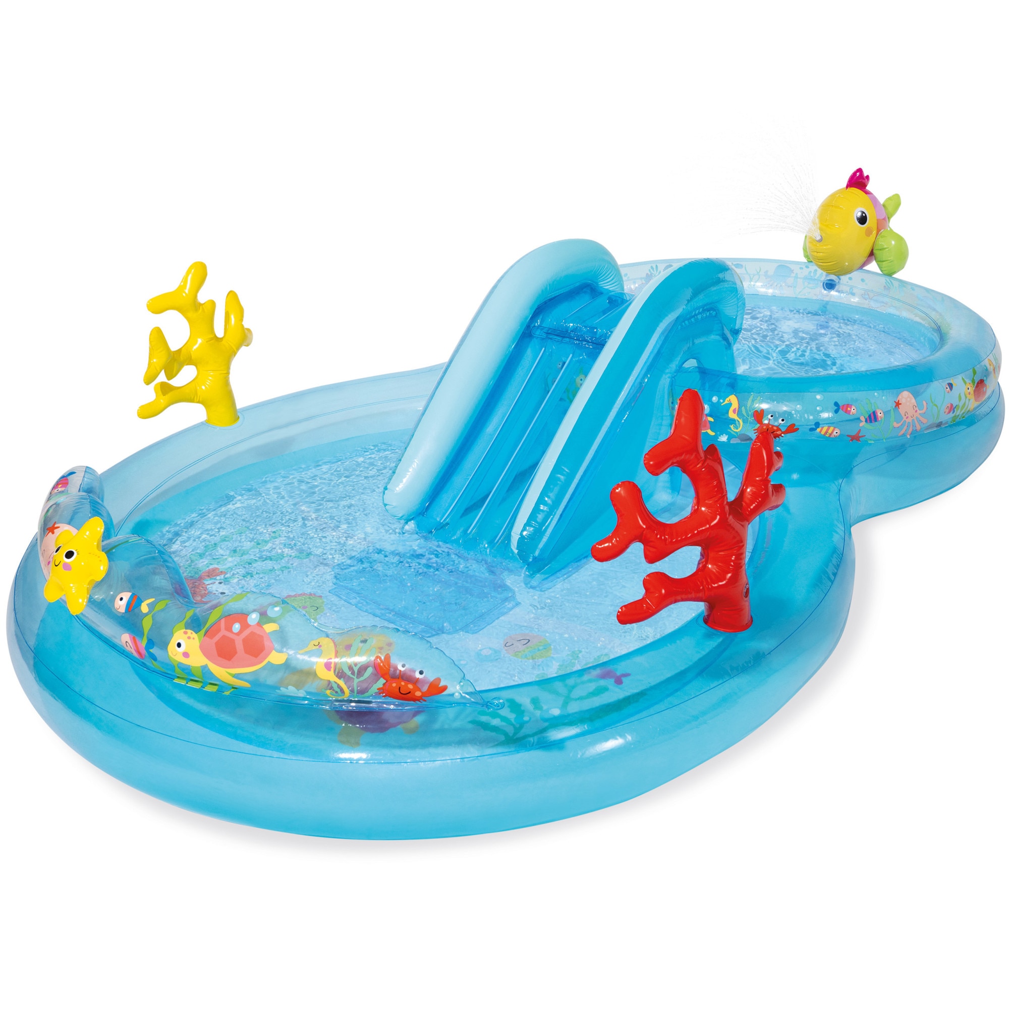 Intex Inflatable Pool - Under The Sea, 310 x 193 x 71 cm