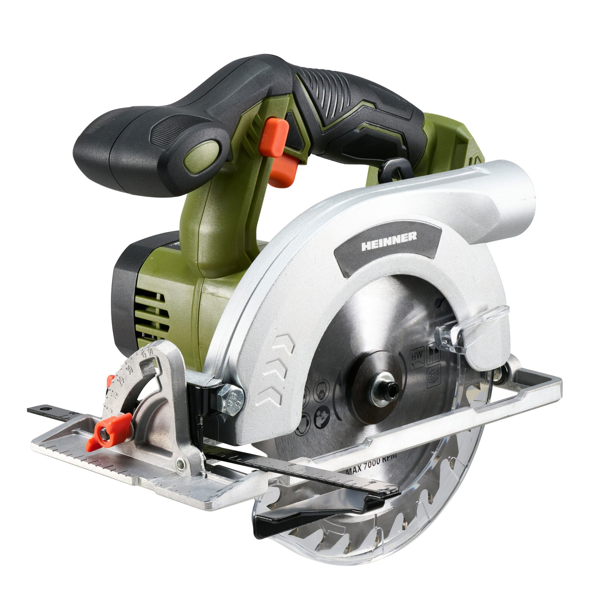 Fierastrau circular Heinner HR-LFC001, 18V, 165mm lama, 4200 RPM, fara acumulator/incarcator