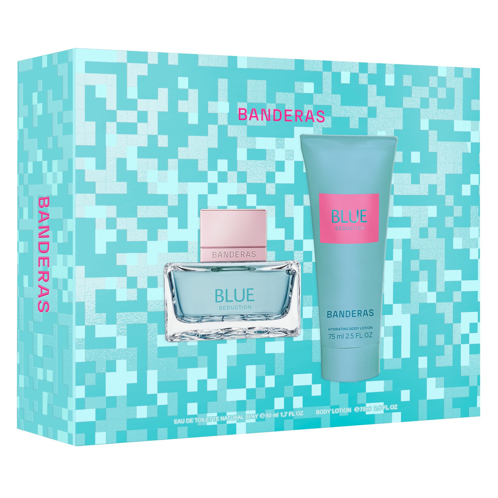 Antonio Banderas Blue Seduction Woman gift set: Eau de toilette, 50 ml + Body lotion, 75 ml