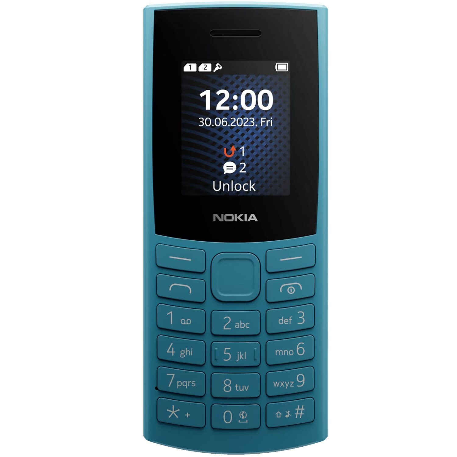 Telefon mobil Nokia 105 (2023), Dual SIM, 4G, Ocean Blue