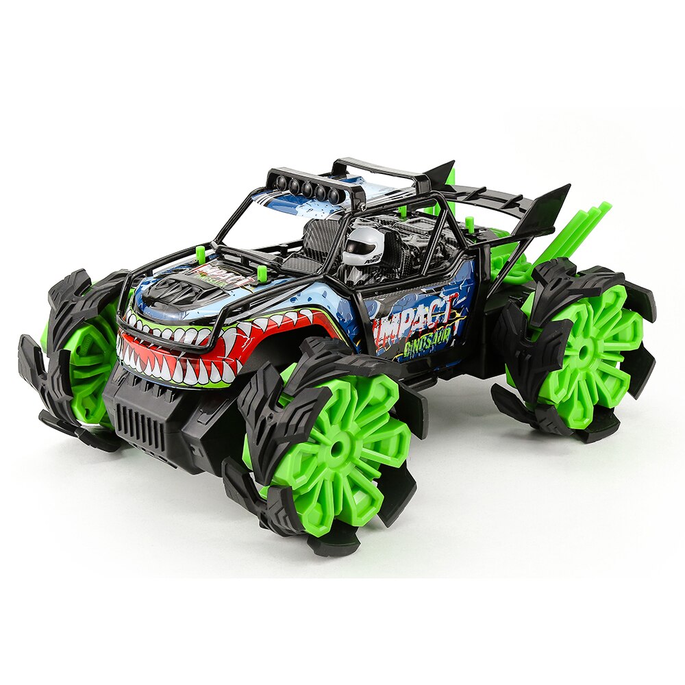 Masinuta cu telecomanda Mappy Explosive Wheel Buggy, verde / negru