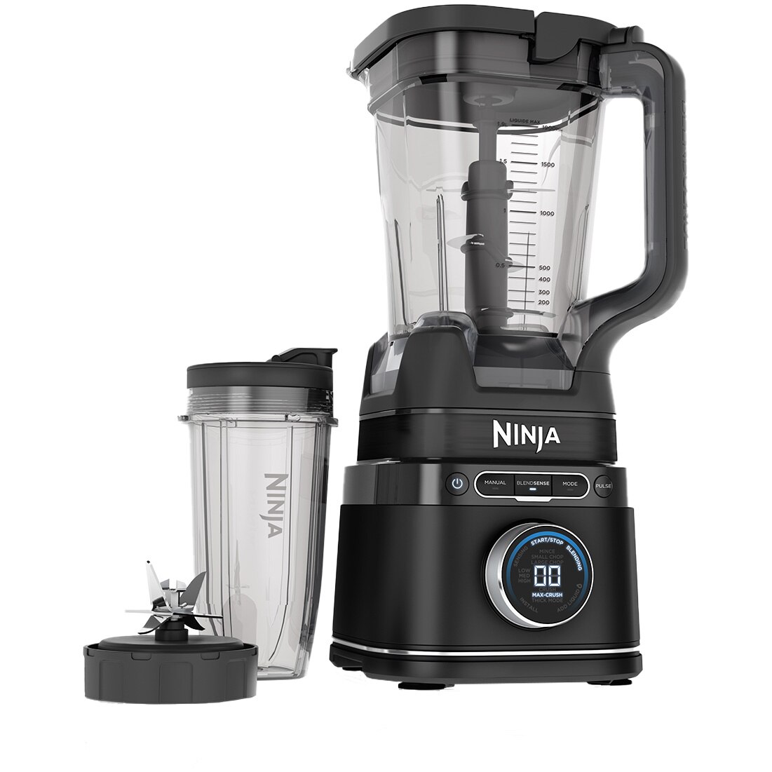 Blender Ninja Detect Power Pro TB301EU, 1200W, 2.1L/ 700ml , 18 programe, negru