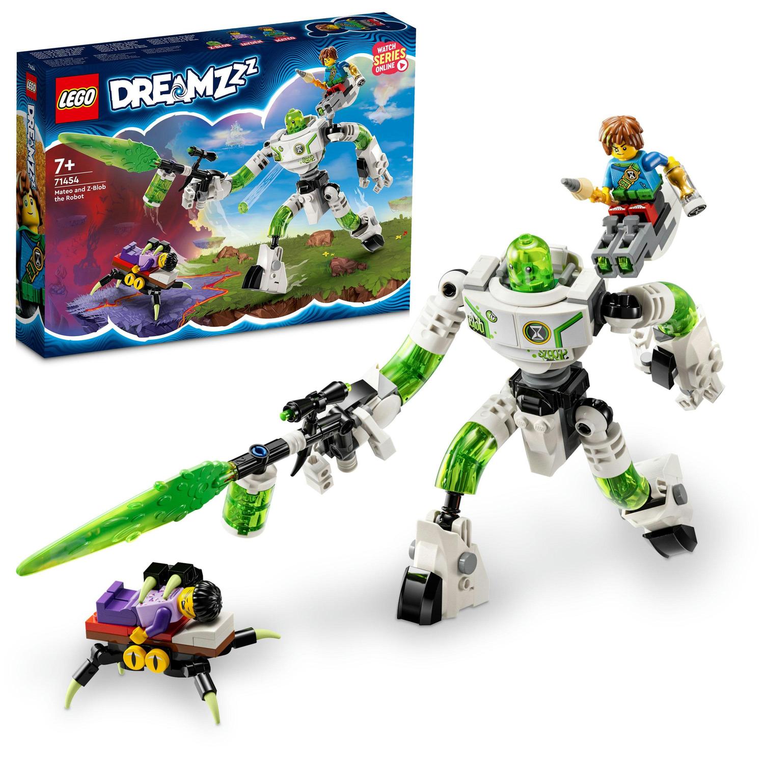 LEGO® DREAMZzz - Mateo si Robotul Z-Blob 71454, 237 piese