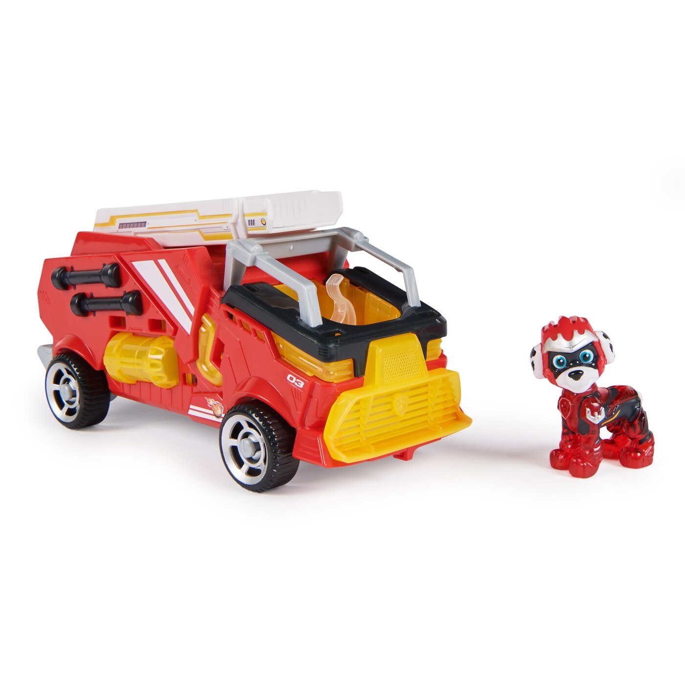 Paw Patrol The Mighty Movie figure and vehicle set - Marshall