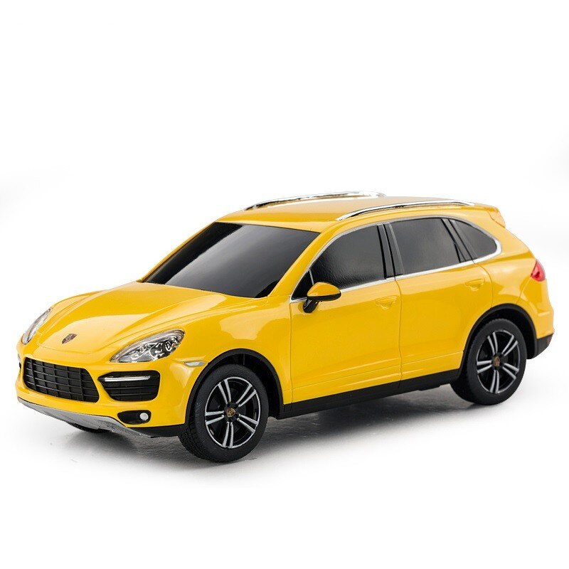 Masinuta Rastar RC - Porsche Cayenne Turbo, galben, 1:24