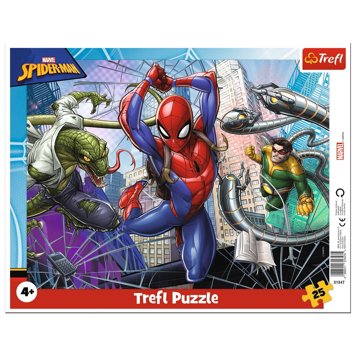 Puzzle Trefl - Curajosul Spider-Man, 25 piese