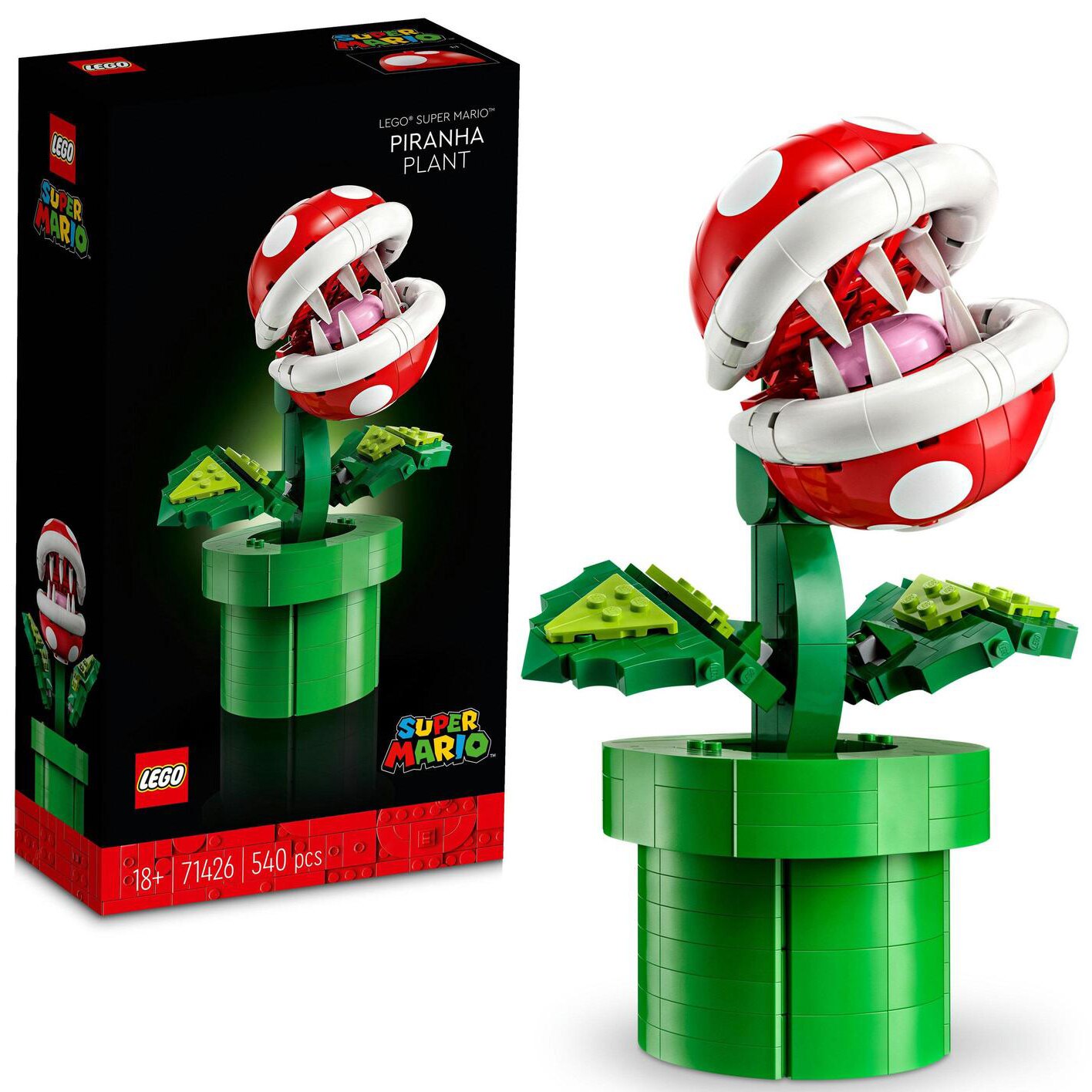 LEGO® Super Mario™ - Planta Piranha 71426, 540 piese