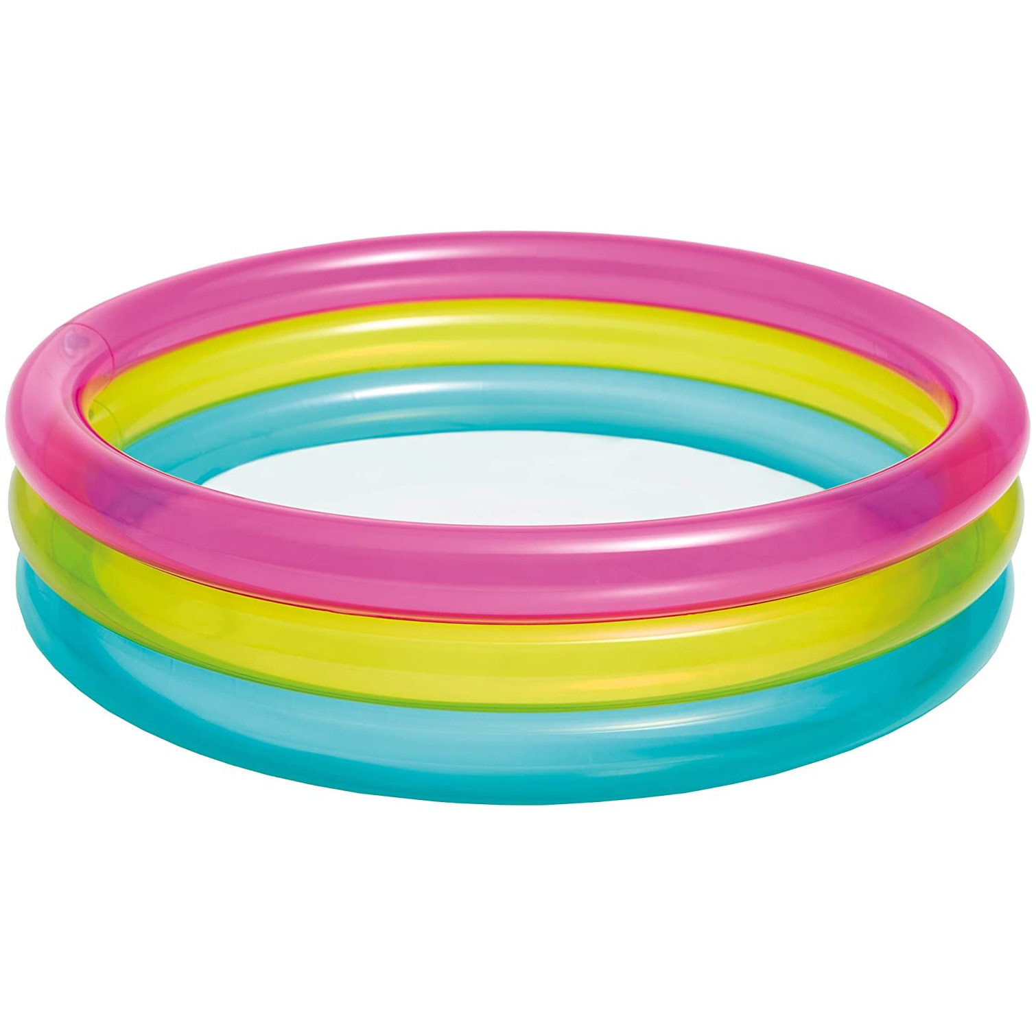 Intex inflatable pool - Rainbow baby pool, with 3 rings, 86 x 25 cm
