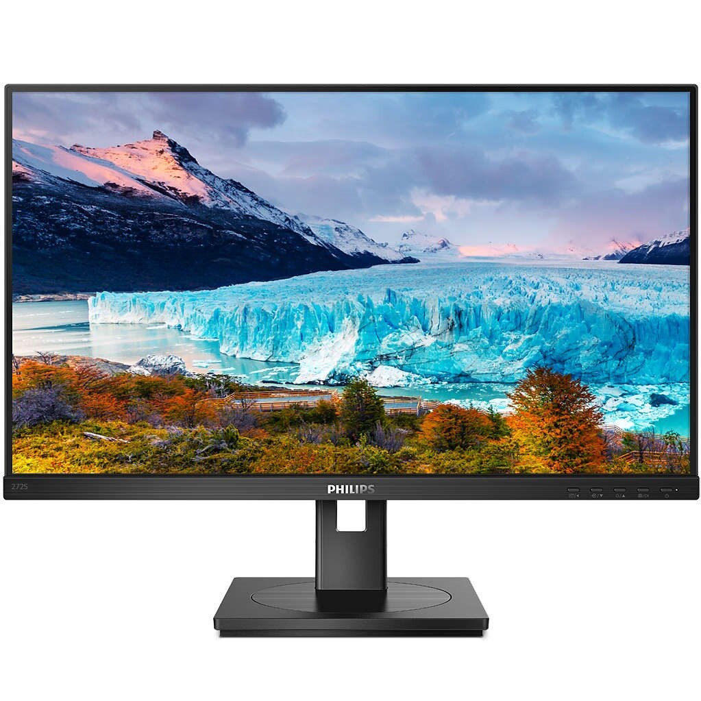 Monitor LED IPS Philips 27", Full HD, DisplayPort, Vesa, Negru, 272S1AE