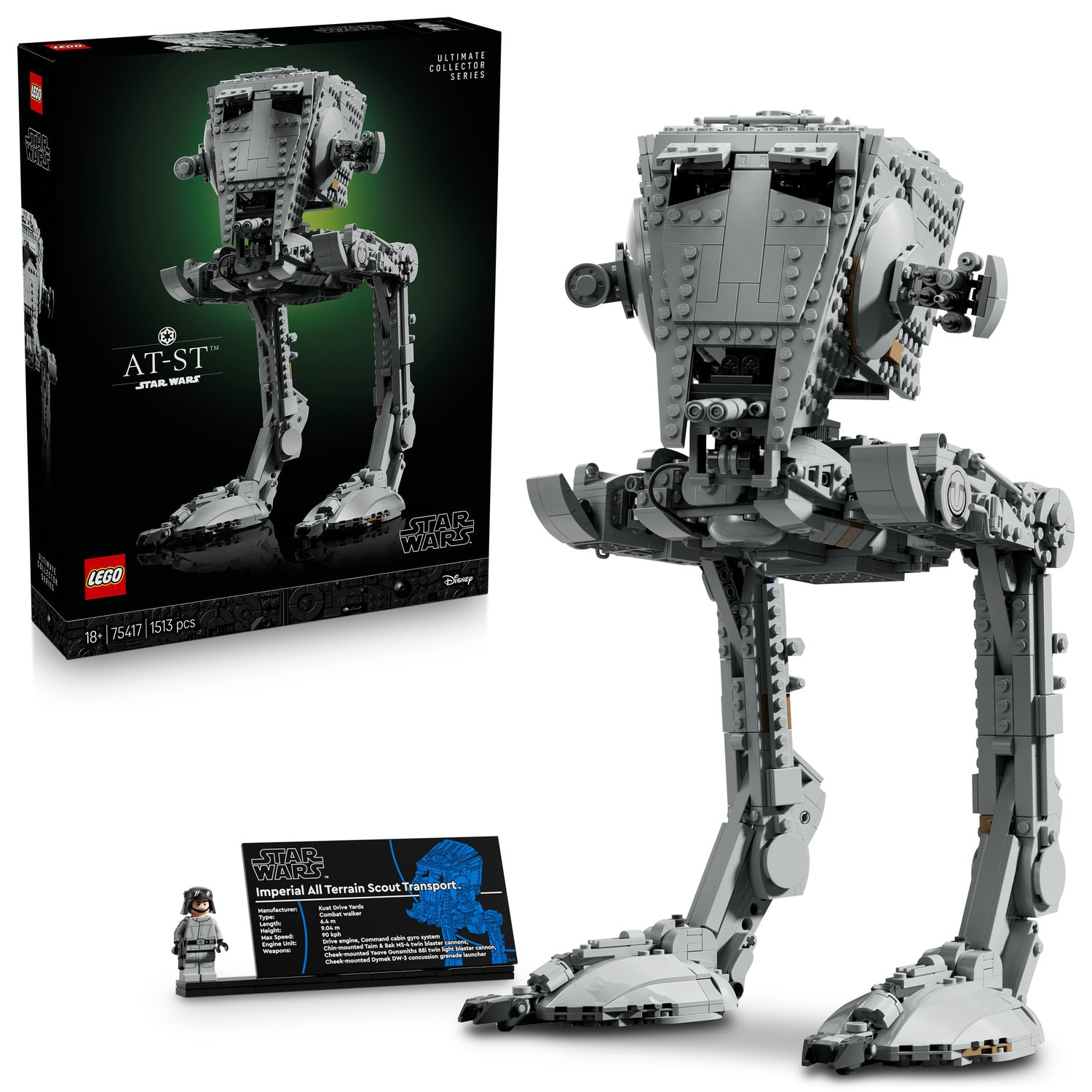 LEGO® Star Wars ™ - Robotul biped AT-ST™ 75417, 1513 piese