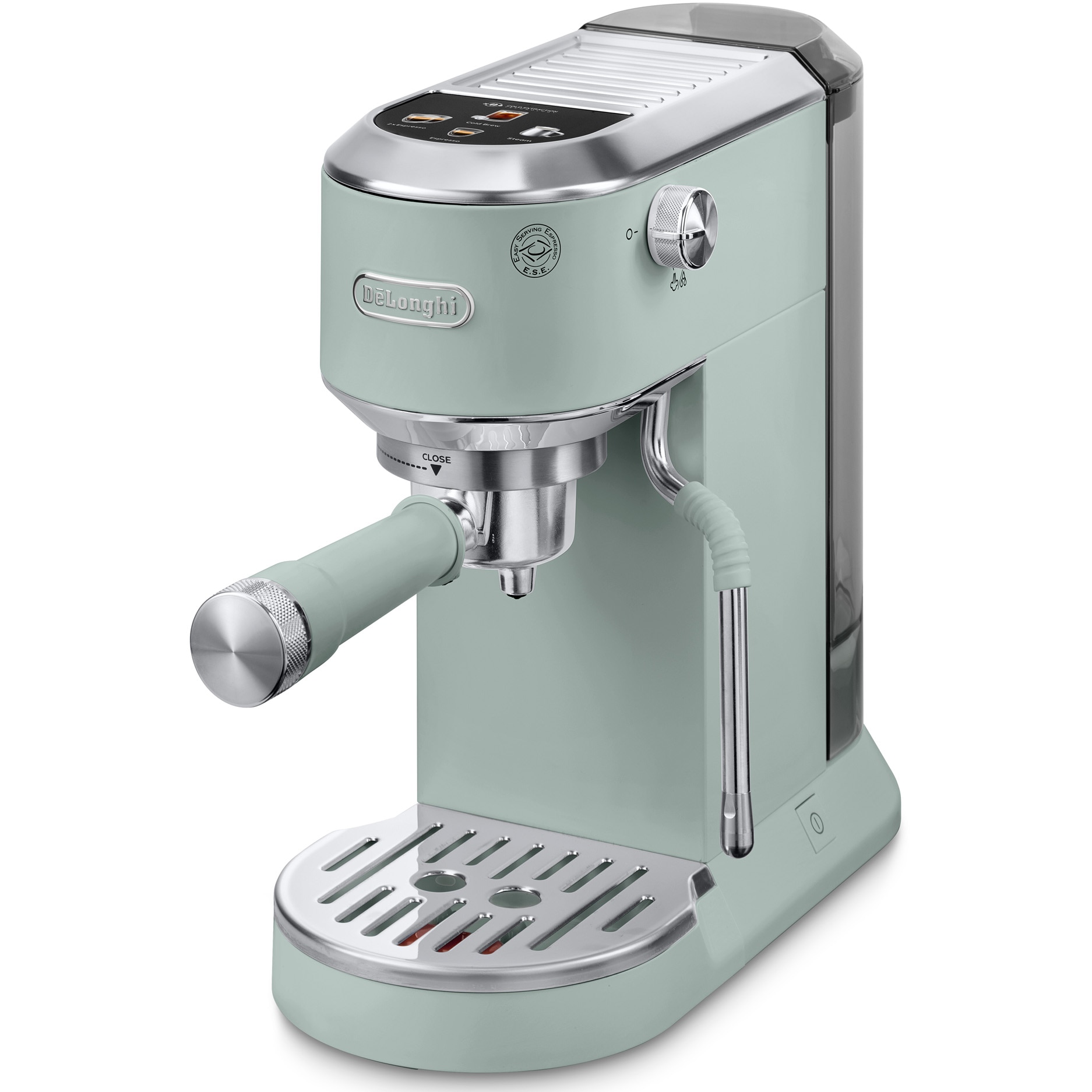 Manual espresso machine De'Longhi Dedica Duo EC890.GR, 1450W, 15 bar, green