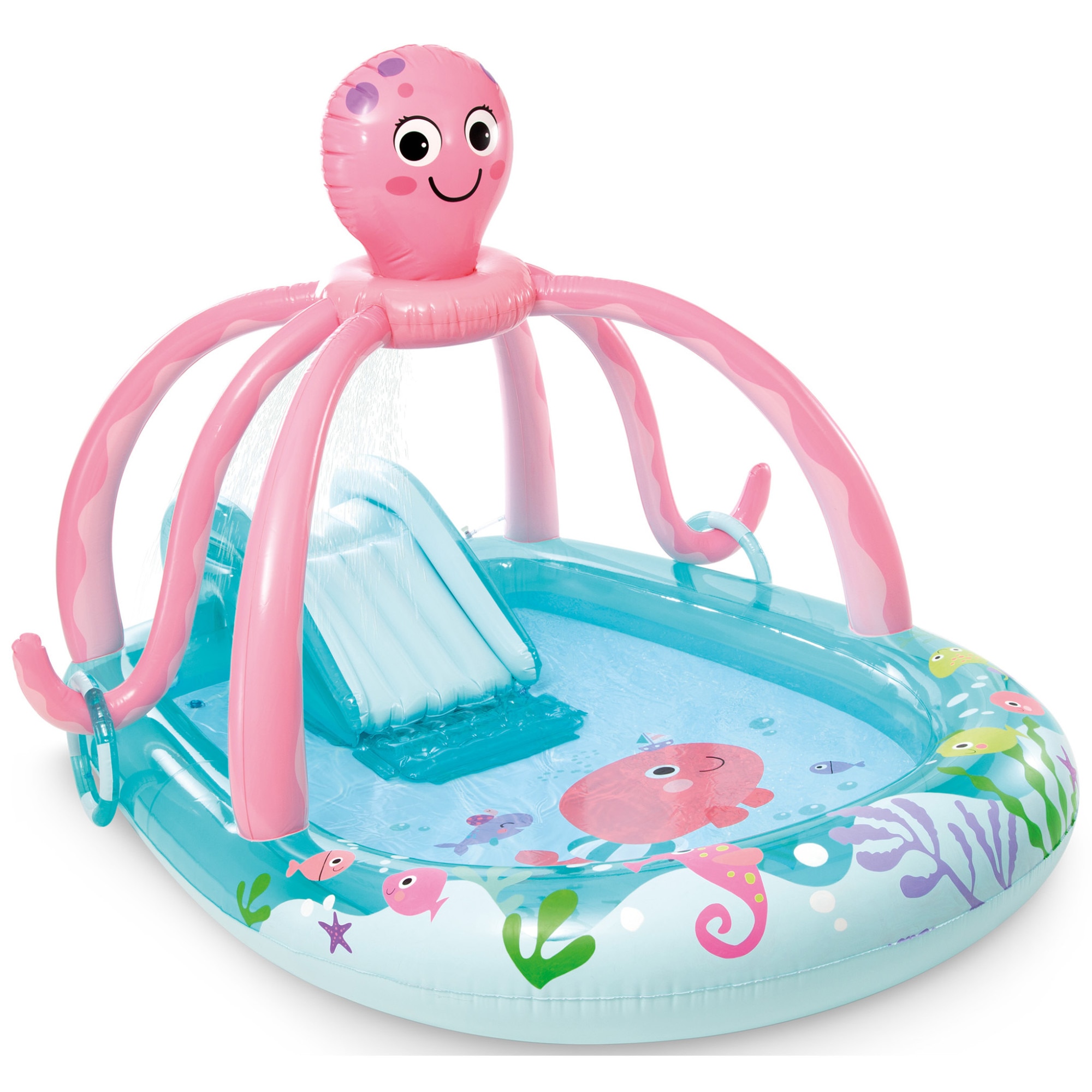Intex Inflatable Pool - Friendly Octopus, 234 x 183 x 150 cm