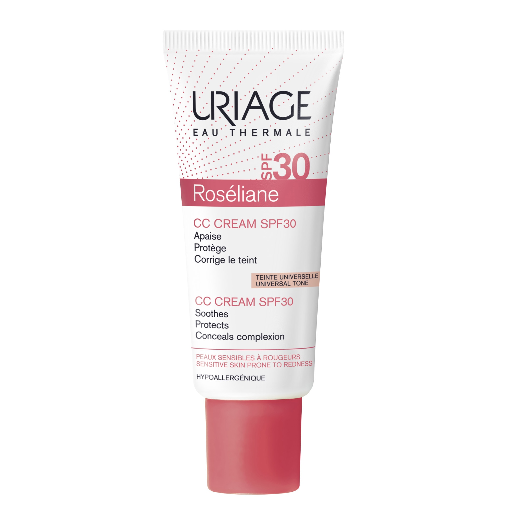 Crema CC Uriage anti-roseata Roseliane SPF30, 40 ml