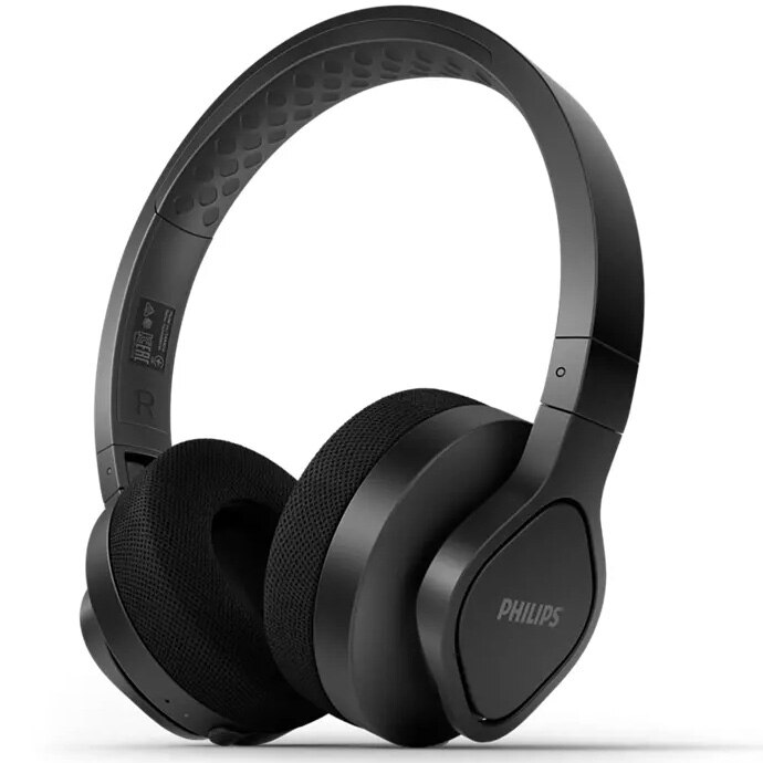 Casti audio over the ear Philips, Sport TAA4216BK00 Bluetooth v50 autonomy 35 hours black