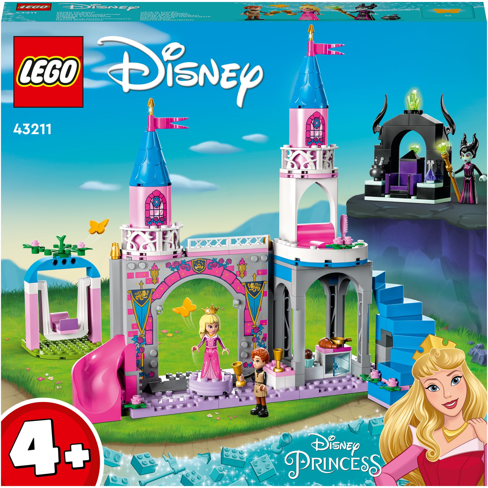 LEGO® Disney Princess™ - Castelul Aurorei 43211, 187 piese