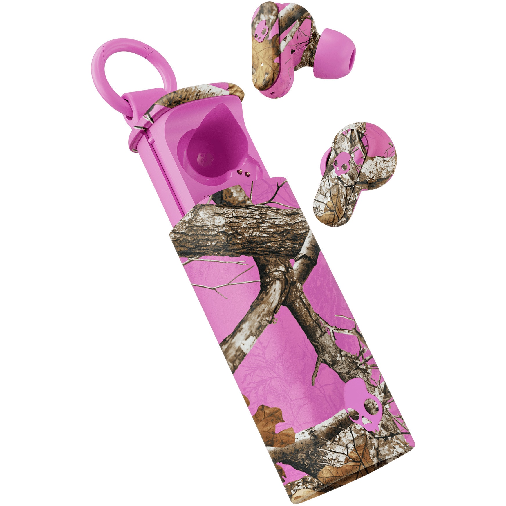 In-Ear Headphones Skullcandy Dime Evo, True Wireless, Bluetooth, Multipoint, IPX4, Autonomy 36 hours, Realtree Edge Pink