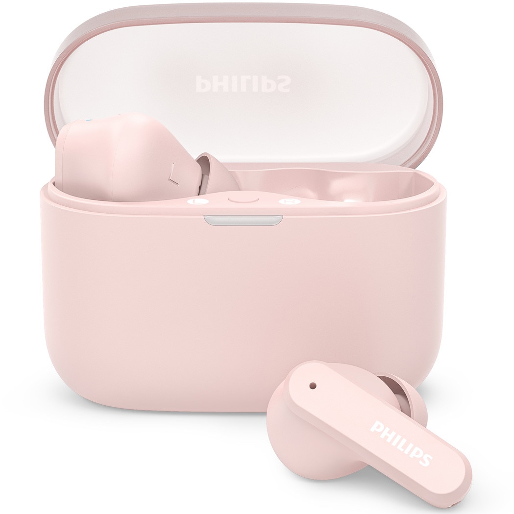 In-Ear Headphones PHILIPS TAT2000PK/00, True Wireless, Bluetooth, Multipoint, Autonomy 32 hours, IPX4, Pink