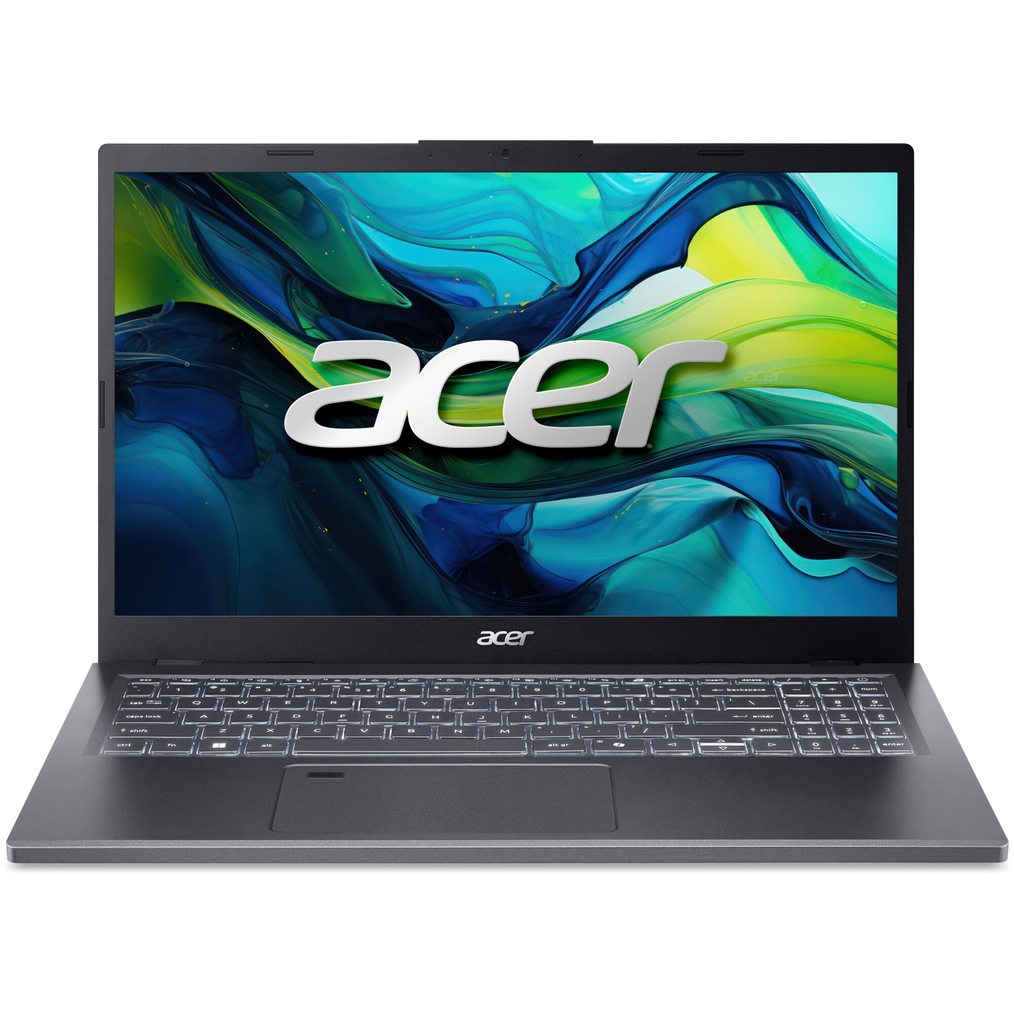 Acer Aspire 15 A15-61M-R7W7 laptop with AMD Ryzen™ 7 8840HS processor up to 5.1GHz, 15.6'', Full HD, IPS, 16GB DDR5 RAM, 512GB SSD, AMD Radeon™ 780M, No OS, Steel Gray