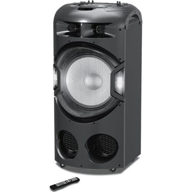 Portable active speaker AKAI DJBY4L, Discoball, Bluetooth, USB, SD card, FM radio, wireless microphone included