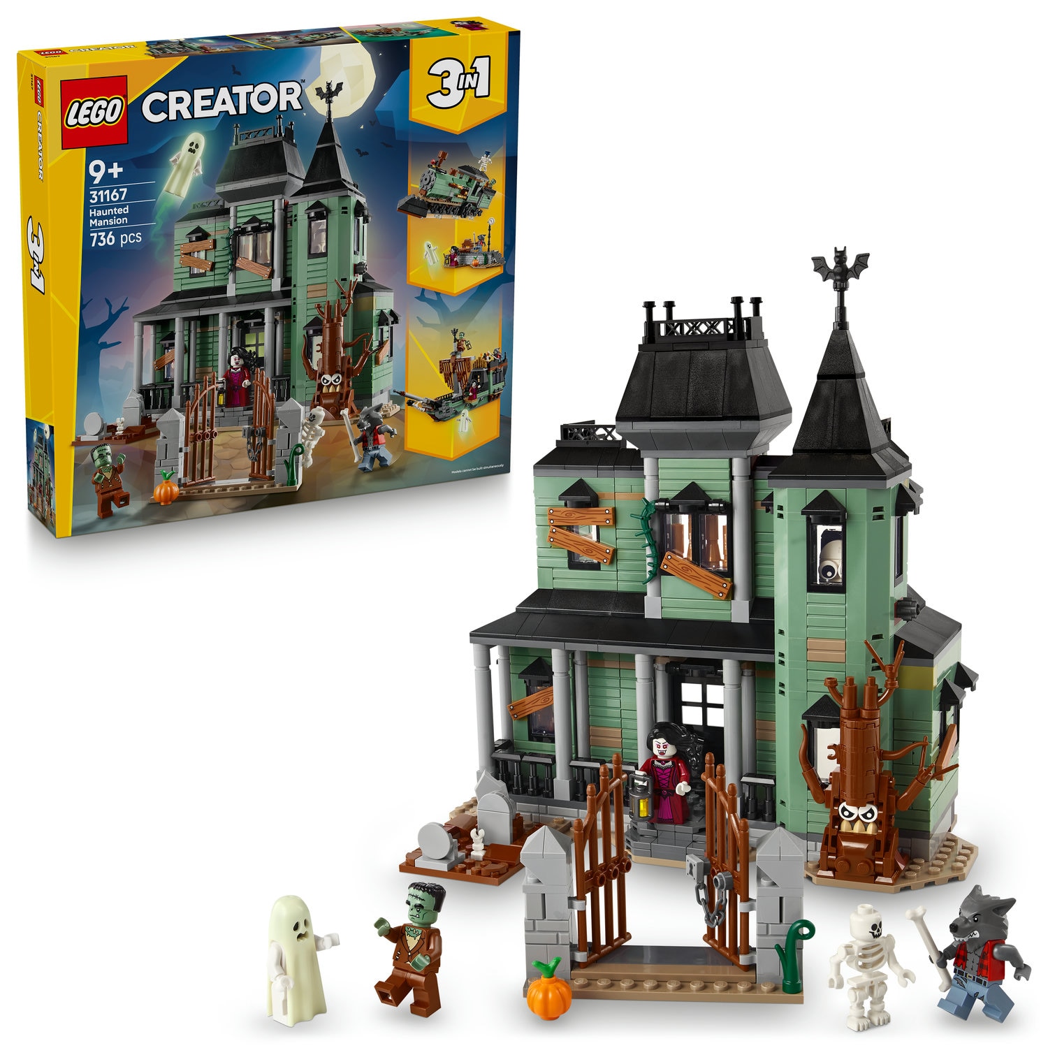 LEGO® Creator - Conacul bantuit 31167, 736 piese