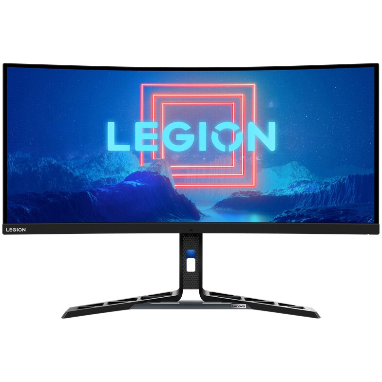 Monitor Gaming Curbat LED VA Lenovo Legion Y34wz-30, 34", UWQHD (3440x1440), 165Hz (180Hz O.C.), 1ms MPRT, Boxe 5W x2, USB-C, 2x HDMI, Display Port, RGB Lighting, Pivot, VESA, negru