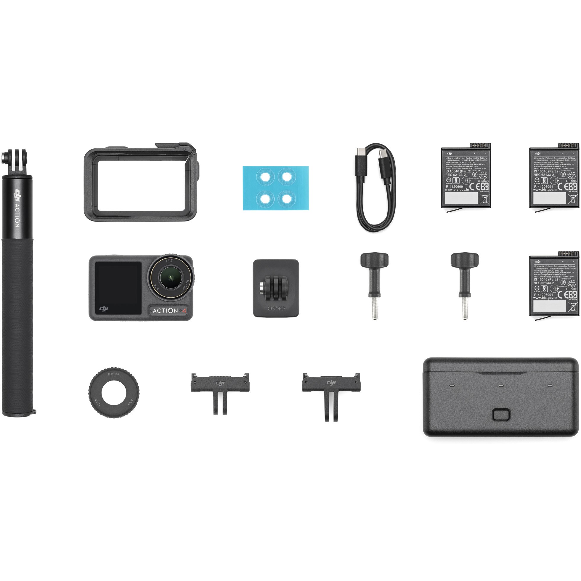 Camera video sport DJI Osmo Action4 Adventure Combo