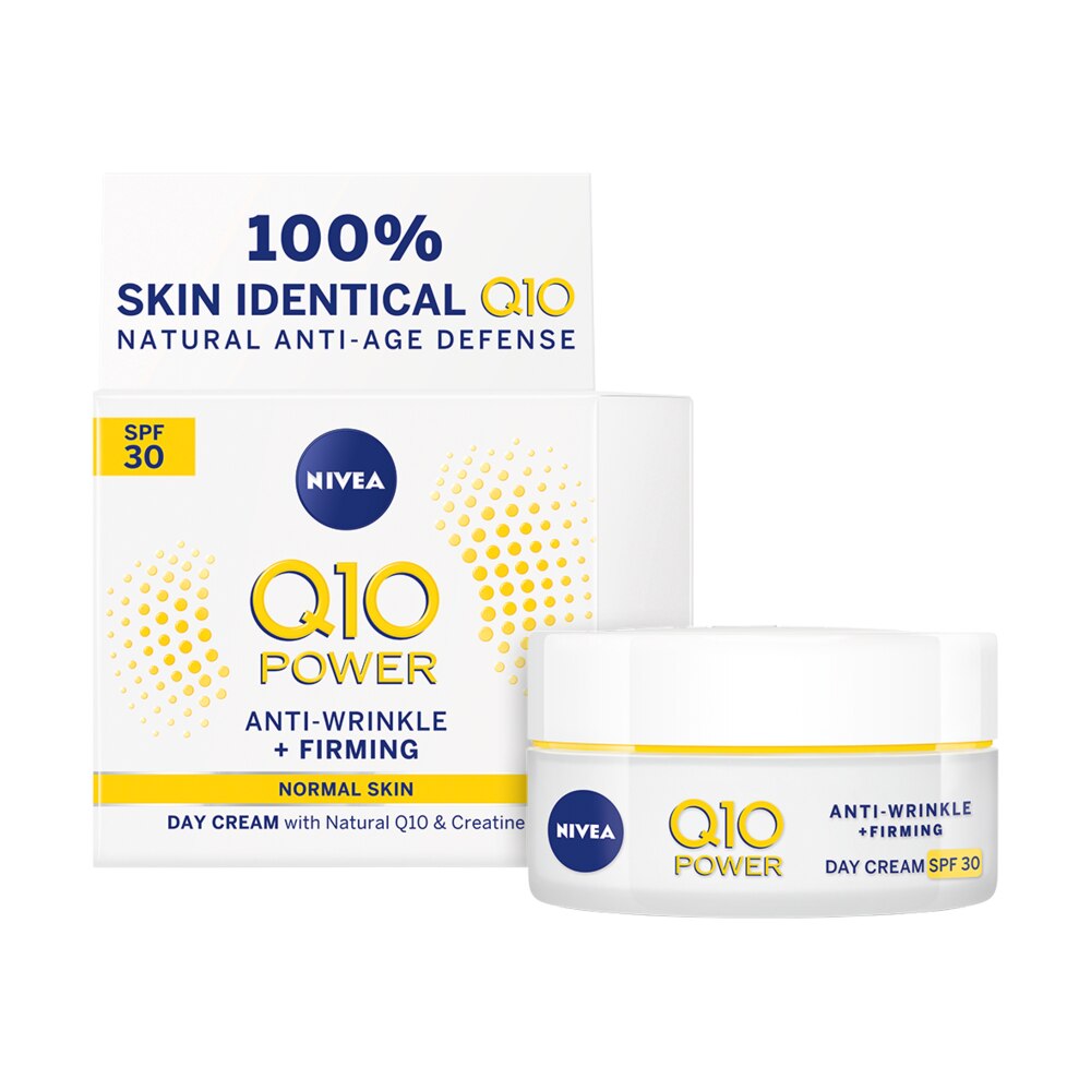 Crema de zi anti-rid NIVEA Q10 Power pentru fermitate cu SPF 30, 50 ml