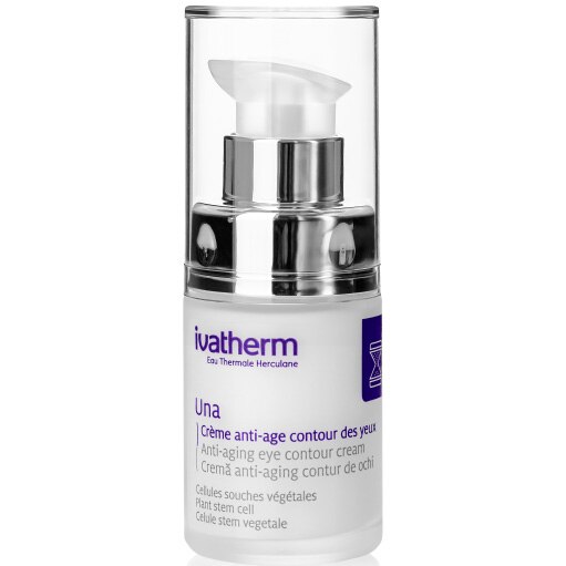 Ivatherm UNA anti-aging eye cream, with plant stem cells and peptides for deep wrinkles, 15 ml