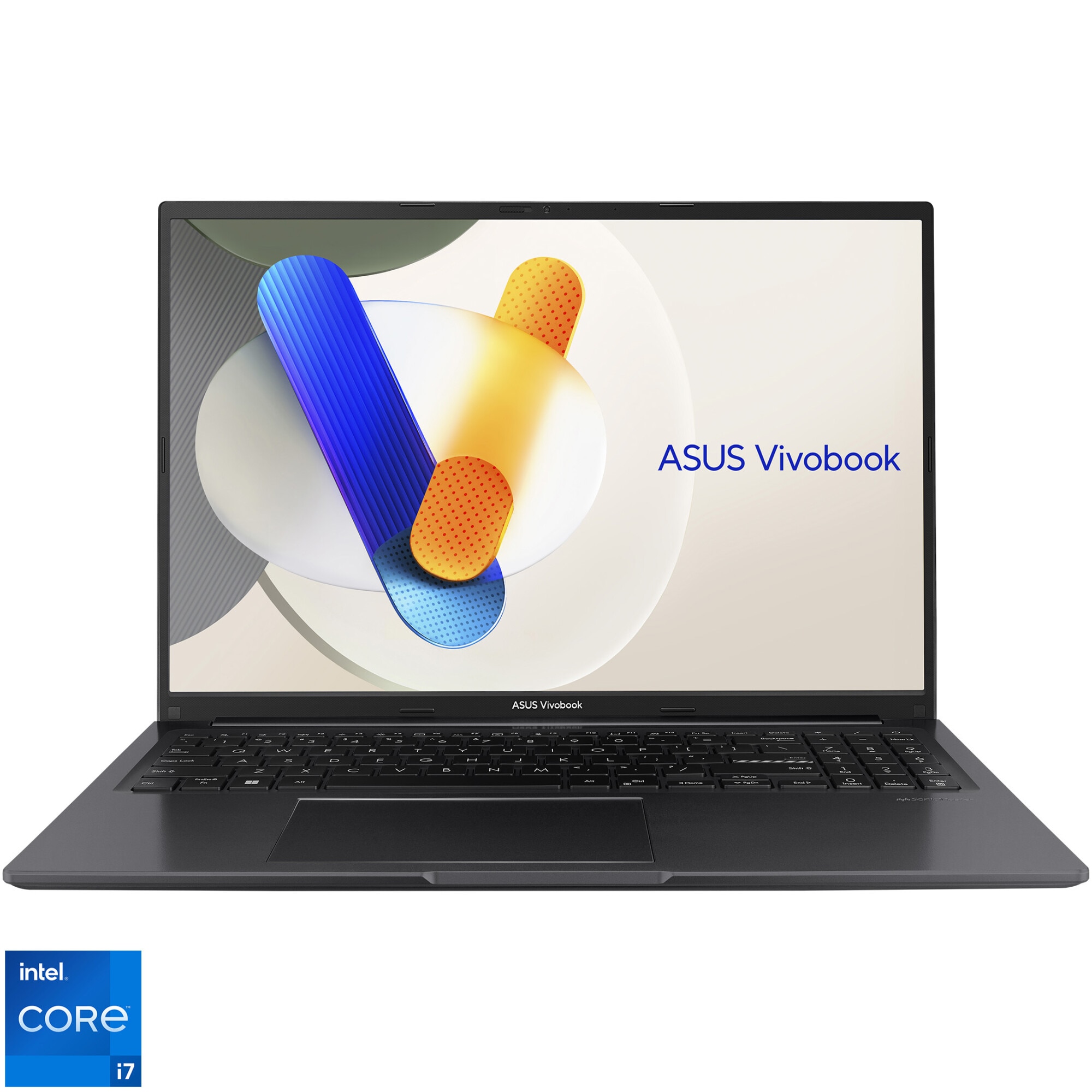 Laptop ASUS Vivobook 16 A1605VA cu procesor Intel® Core™ i7-13620H pana la 4.9GHz, 16'', WUXGA, IPS, 16GB DDR4 RAM, 1TB SSD, Intel® UHD Graphics, No OS, Indie Black