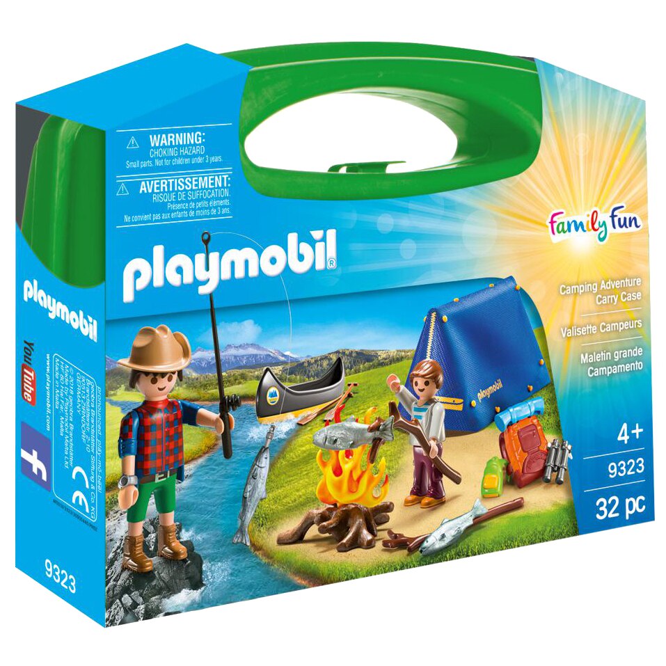 Playmobil Family Fun, Large Holiday Camp - Set portabil camping