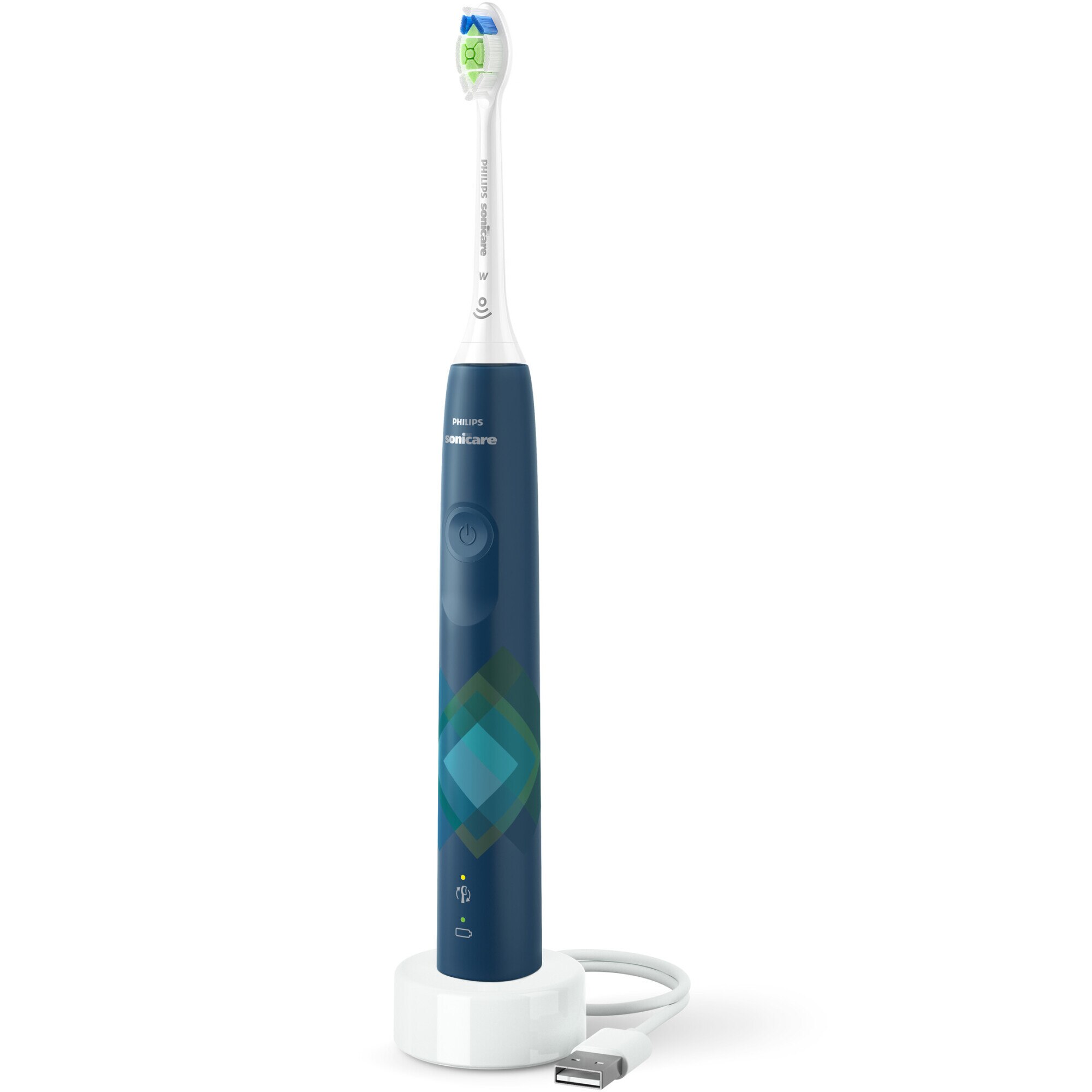 Philips Sonicare Series 4100 HX3689/42 sonic electric toothbrush, 31000 movements/minute, 1 cleaning mode, 2 intensities, pressure sensor, BrushSync &amp; SmartTimer functions, 1 brush head, Malibu