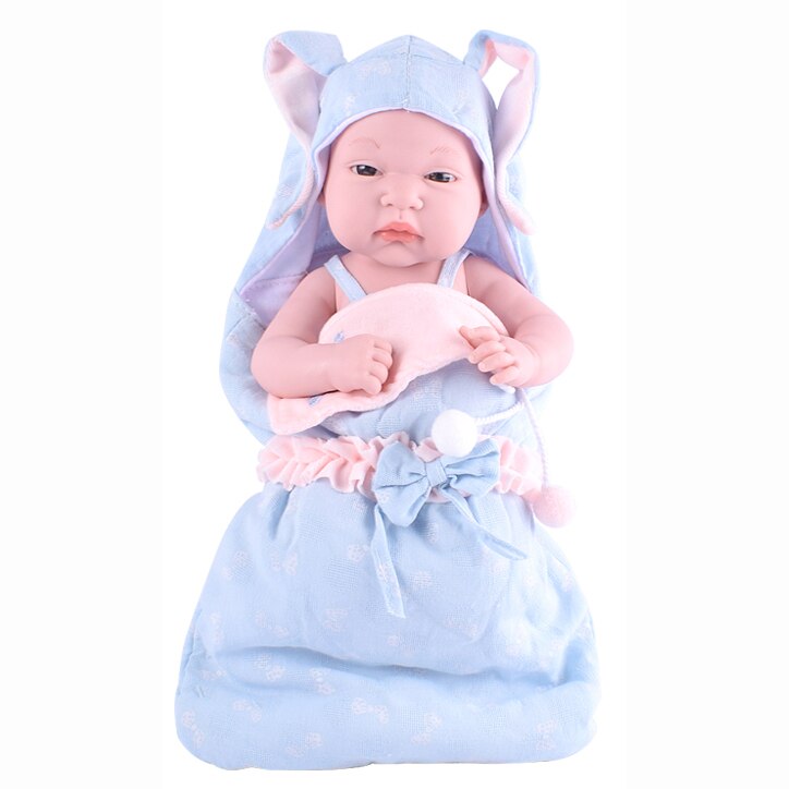 Papusa Mappy - Baby so lovely, cu sac de dormit, bleu