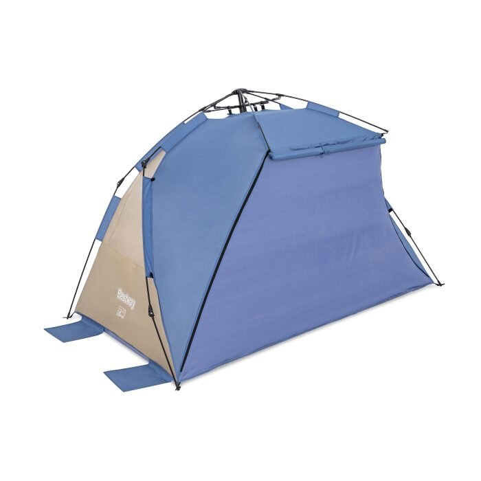 Bestway Dome Beach Tent 4 people, 1.07m+1.27m) x 2.40mx 1.25m, swift click system, blue