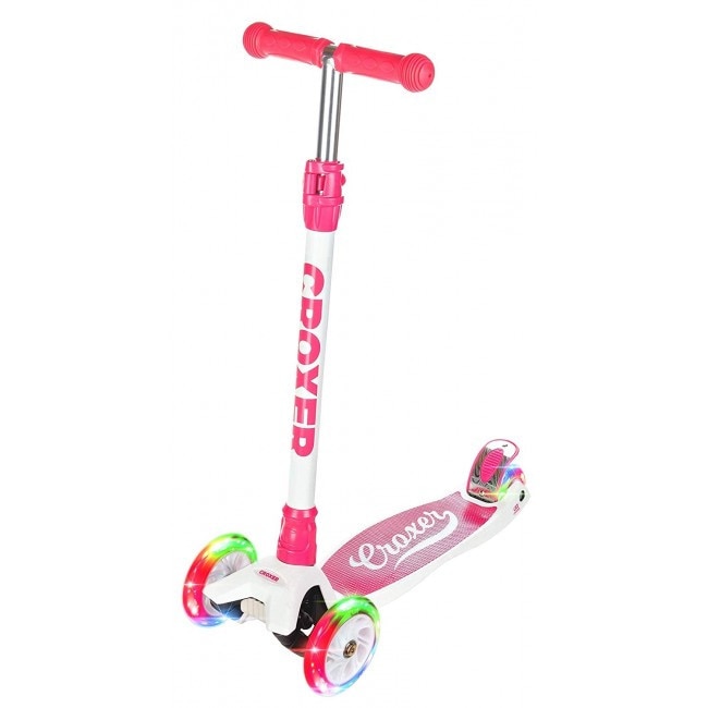 Trotineta Croxer Nicole LED WhitePink 12080 mm