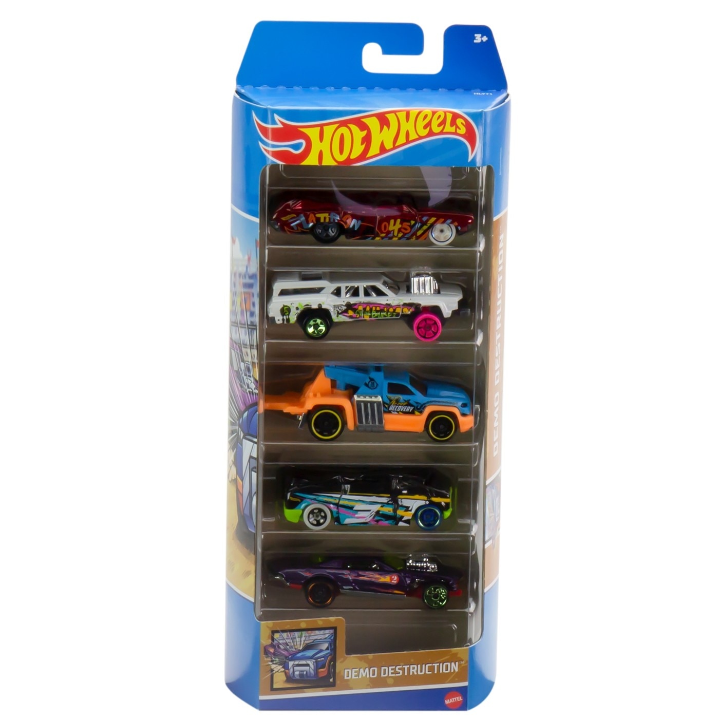 Set 5 masinute Hot Wheels - Demo Destruction