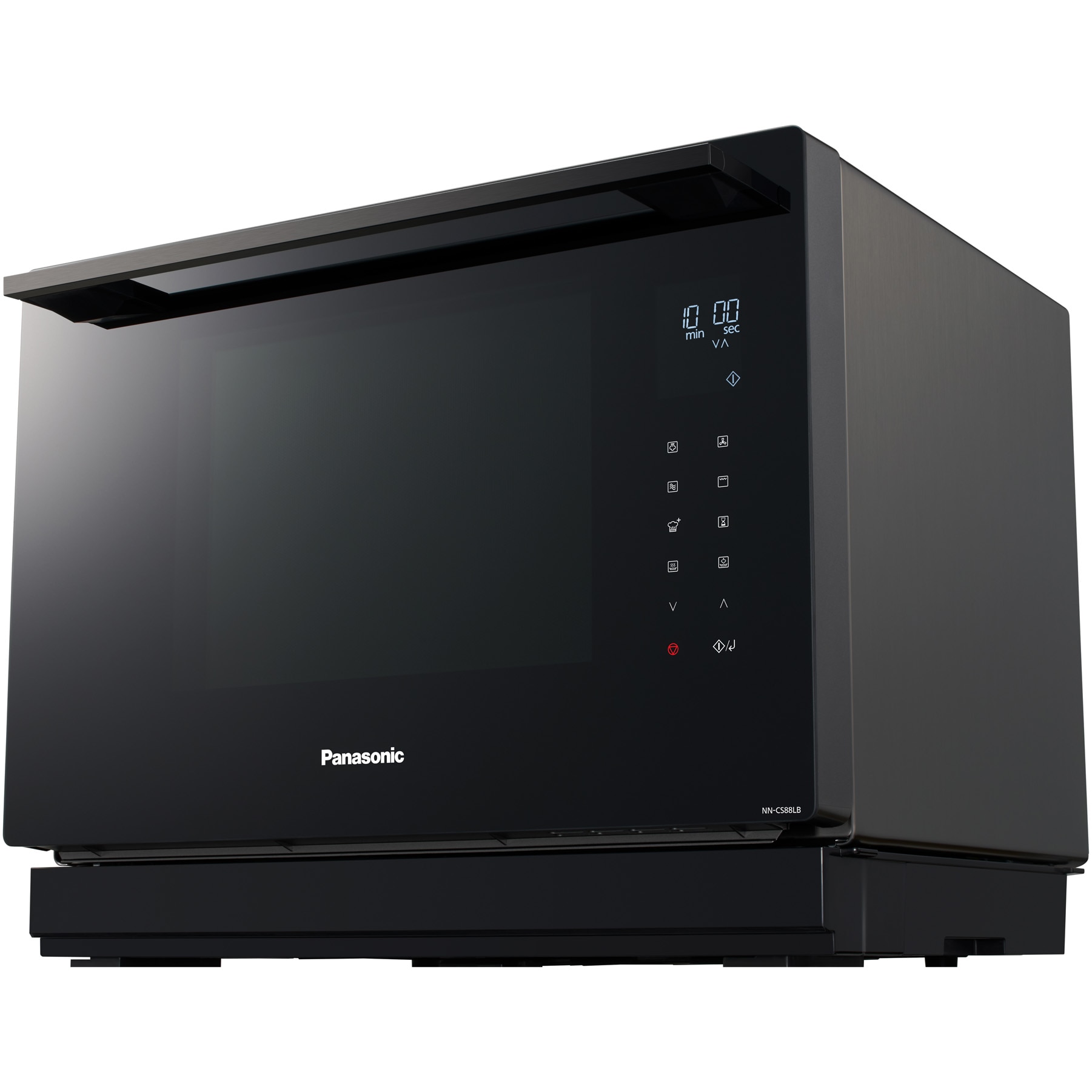 Panasonic NN-CS88LBEPG Microwave Oven, 31 l, 1350 W, Digital, Steam, Grill, Touch Control Panel, Black