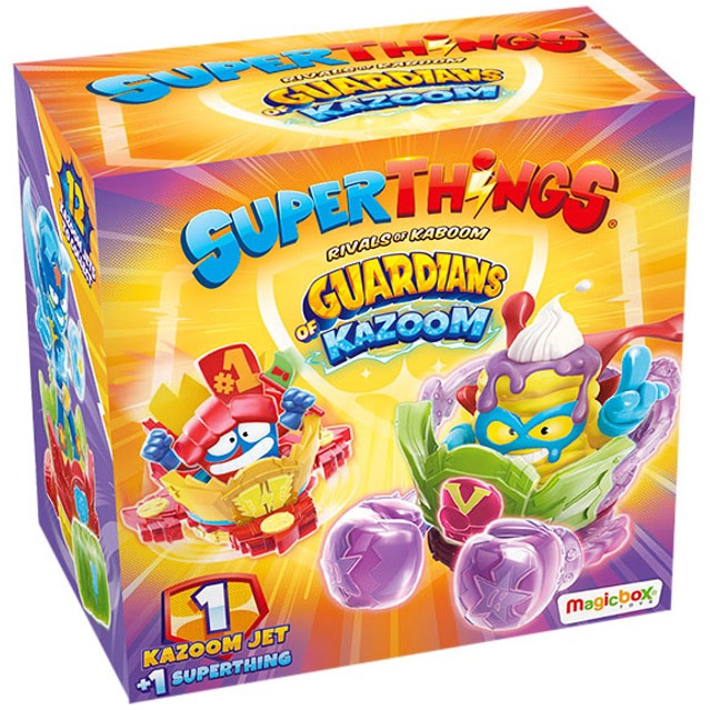 Set figurina si vehicul SuperThings - Guardians of Kazoom, Kazoom Jet