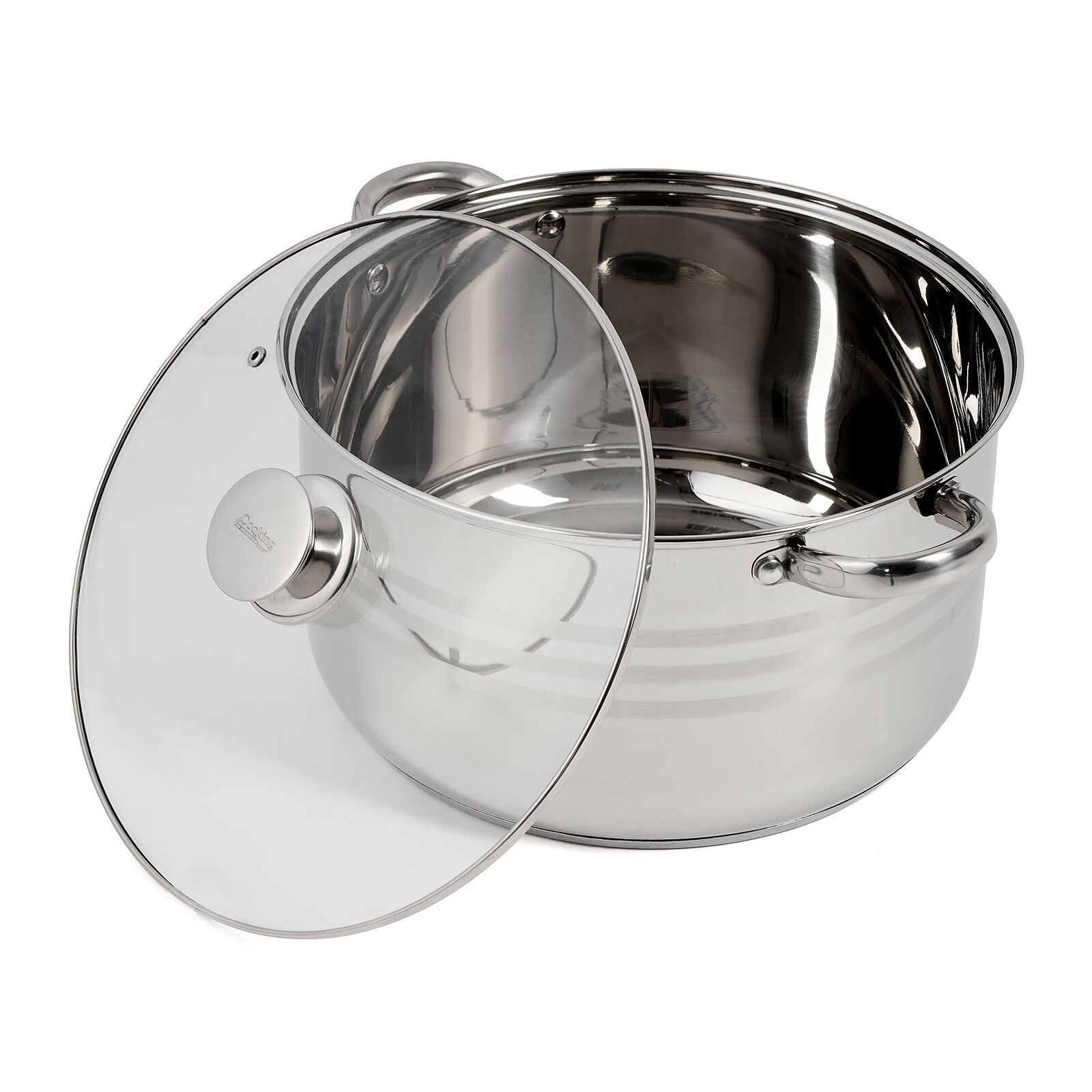 Oala cu capac Cooking by Heinner Myra, inox, inductie, 30 x 17 cm, 12 L