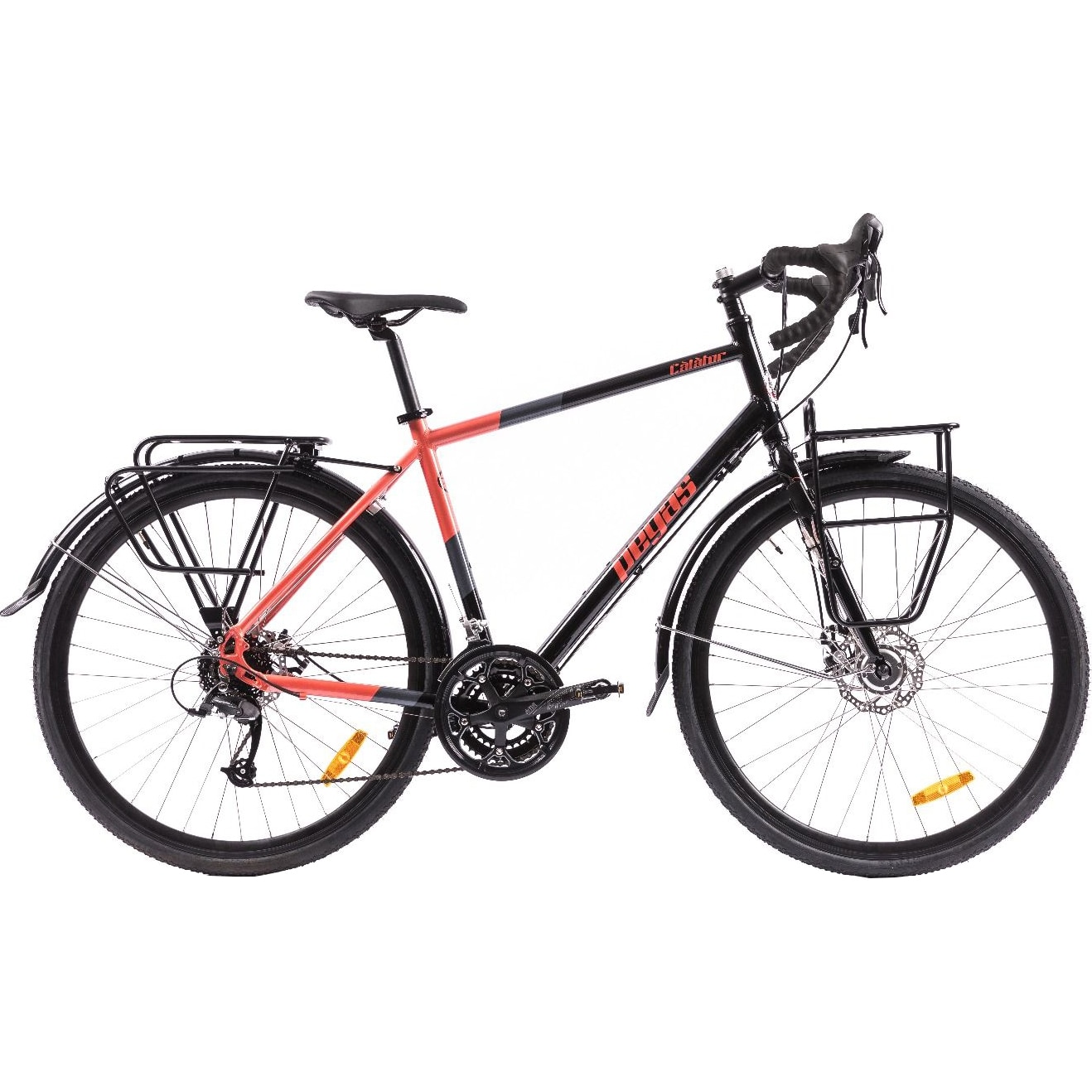Bicicleta Pegas Calator 28", M/49,5cm, Negru Portocaliu