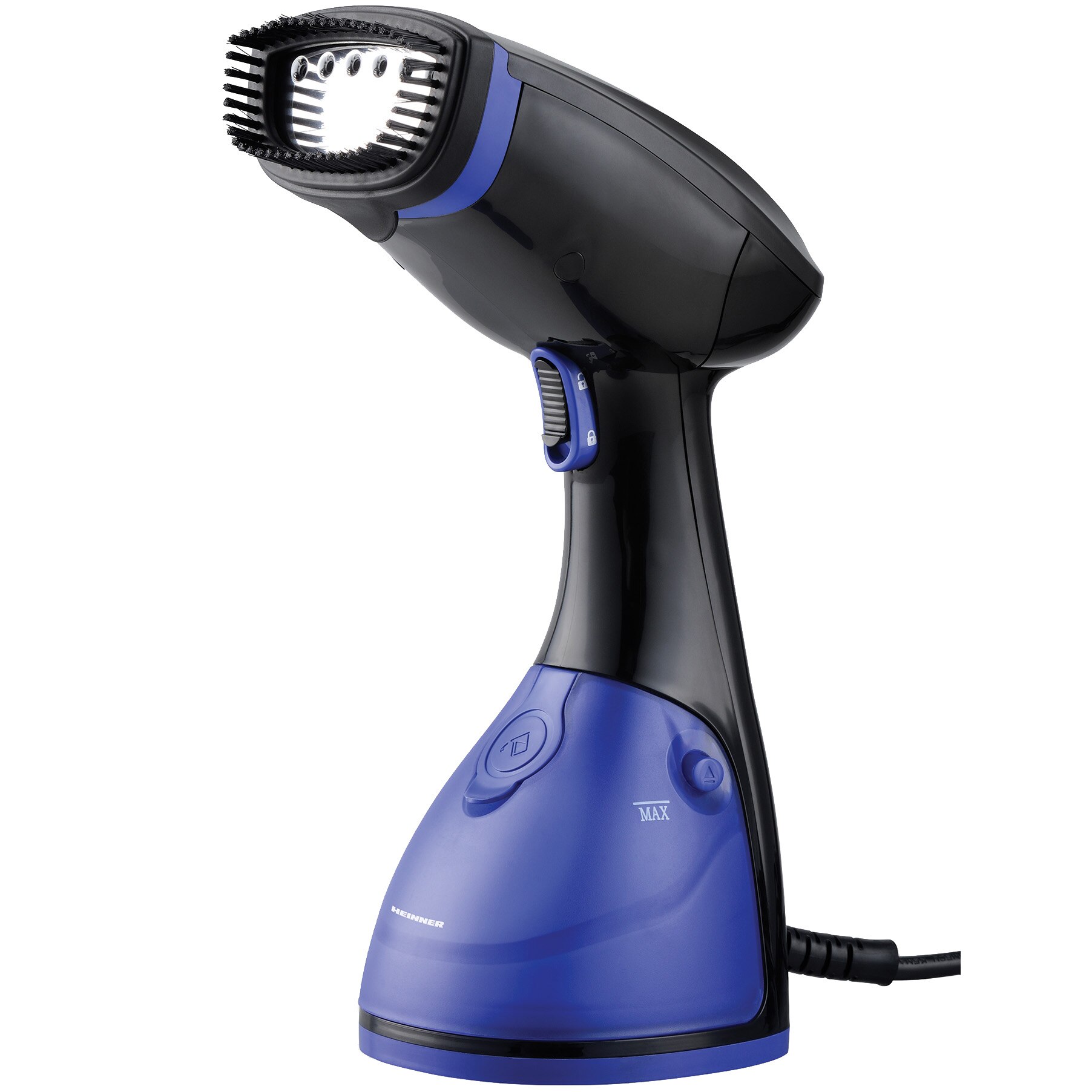 Heinner HGS-1600BK vertical steam iron, 1630 W, removable tank 250ml, Black