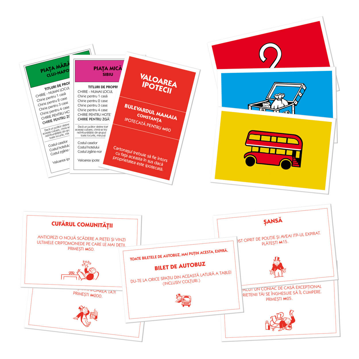 Joc Monopoly Mega - Romania, limba romana, supradimensionat, 2-6 jucatori, +8 ani